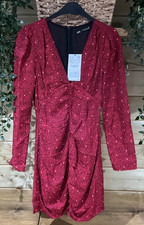 Mini Abito Zara Rosso e Nero