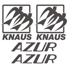 2 adesivi Knaus AZUR sticker