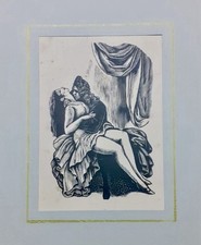 5 xilografie originali di