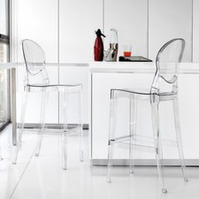 2 SGABELLI IN POLICARBONATO