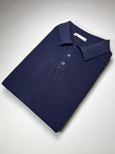 ZARA Polo blu navy manica