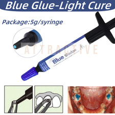 Colla blu dentale staffe