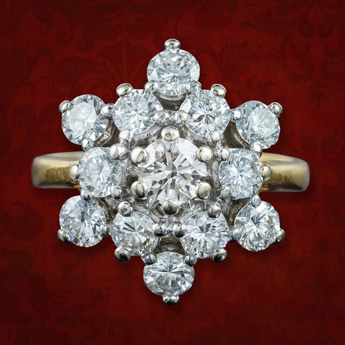 Anello vintage grappolo - anello, a
