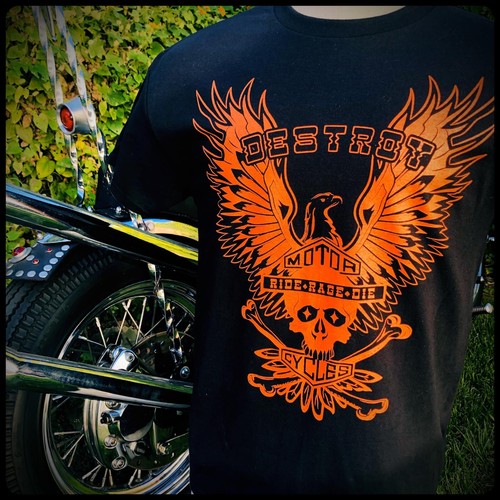 Shirt destroy upwing eagle - t-shirt,