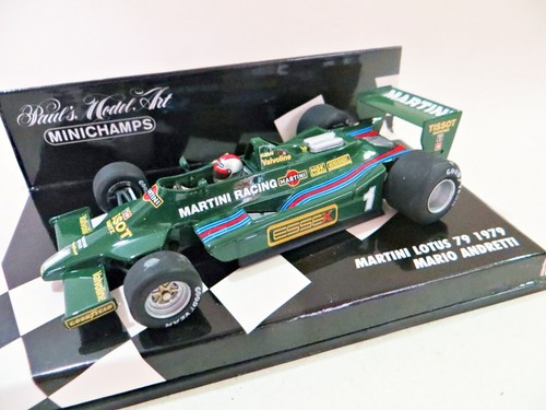 Minichamps 1979 martini lotus - minichamps, '1979