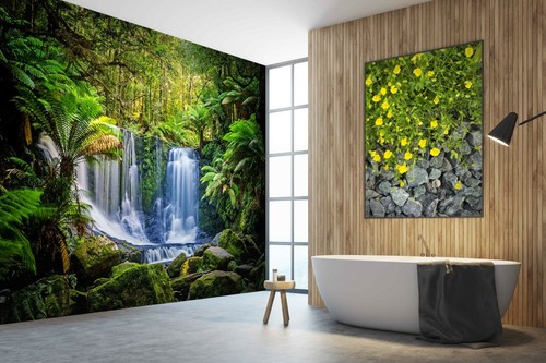 Cascata paesaggio r5632 - 3d,