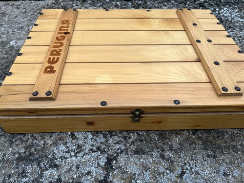 Cassa pubblicitaria legno - cassa,