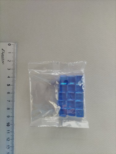 Sachet cube bleu - x,