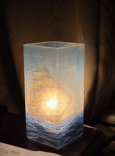 Lampada tavolo artigianale - lampada,