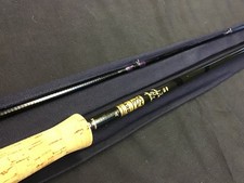 Canna da pesca a mosca vintage Hardy Favourite grafite 9 piedi 6" #7/8 linee 1983