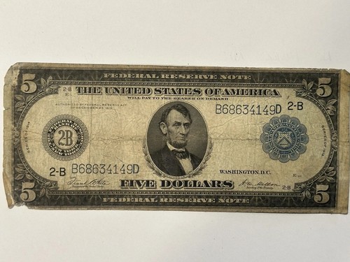 Banconota dollari 1914 - dollari,