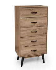 Cassettiera 5 cassetti legno