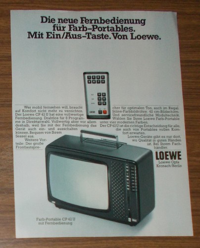 Rara pubblicità vintage loewe - rara,