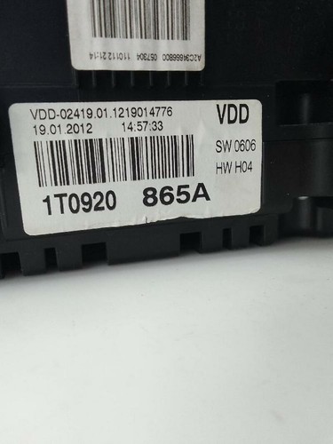 1t0920865a quadro strumenti - 1t0920865a,