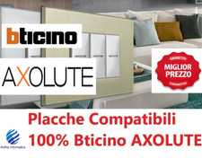 Placche Compatibili BTICINO AXOLUTE - METALLO SATINATO