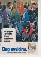 advertising Pubblicità MOTO PIAGGIO CIAO 1976 CIAO AVVICINA"CICLOMOTORI ITALIANI