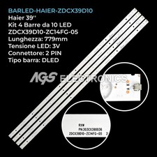 KIT 4 BARRE STRIP LED TV HAIER