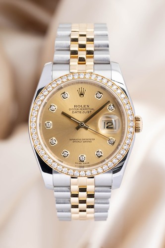 Rolex datejust acciaio oro - rolex, 36
