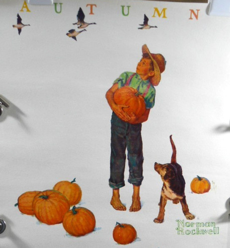 Poster calendario autunno - poster,