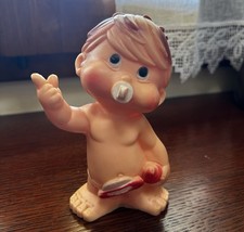 VINTAGE RUBBER TOY PUPAZZO
