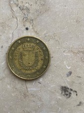 Moneta Rara 50 Centesimi 2008 Malta