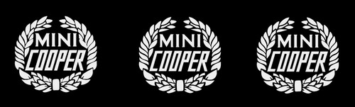3pz adesivi mini cooper - 3pz.,
