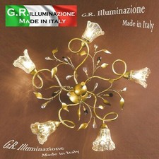 PLAFONIERA IN FERRO BATTUTO 5