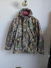 Columbia Puffer Jacket Uomo Grande Verde Marrone Realtree Mimetico Esercito Bosco