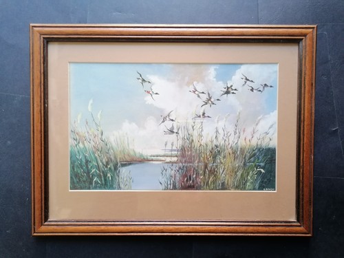 Quadro acquerello vintage