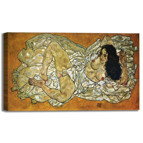 Schiele donna sdraiata design