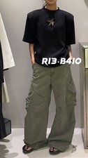 Pantaloni dritti gamba larga