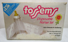 SET BIBERON USA E GETTA VINTAGE 1971 NOS EVENFLO TOSS'EMS