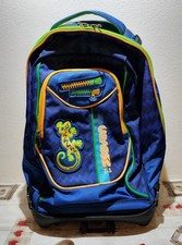 Zaino Trolley SEVEN New Jack Geko Boy blu per scuola primaria carrello con ruote