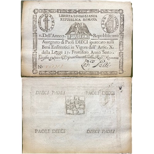 Banconota italia preunit - italia, preunit./
