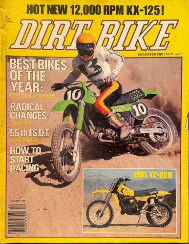 Dirt bike dicembre 1980 - 1980, yamaha