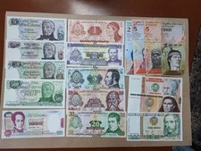 Lotto collezione 17 banconote