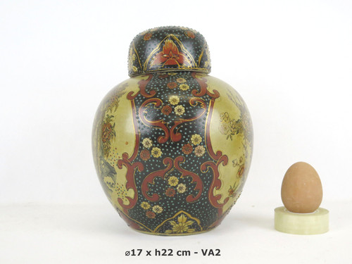 Vaso ceramica stile satsuma - ceramica,