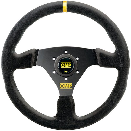 Volante omp targa scamosciato - omp,
