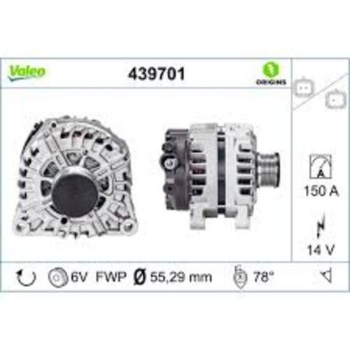 Alternatore valeo 150a per - valeo,