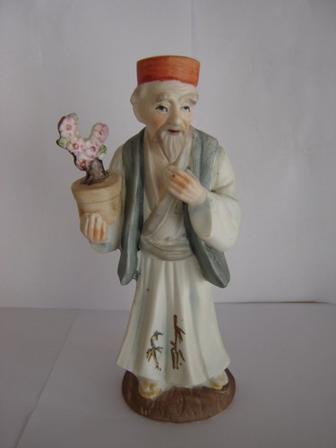 Vecchia statuetta ceramica - statuetta, in