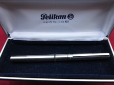 PENNA ARGENTO 925 ANTICA STILOGRAFICA PELIKAN IN SCATOLA BOX CUSTODIA VINTAGE
