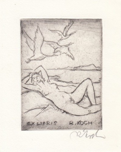 Exlibris bookplate incisione - bookplate,