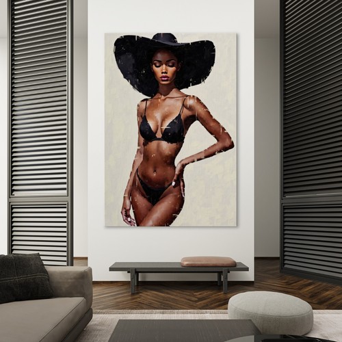 Elegante arte donna nera moda - nera,,