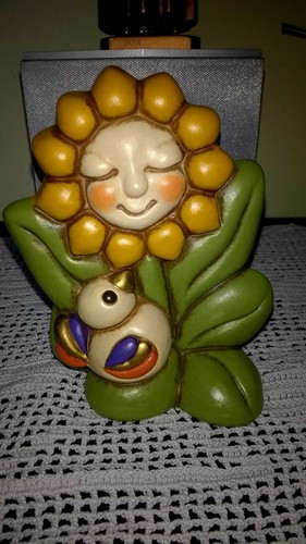 Bimbo fiore con uccellino - con,