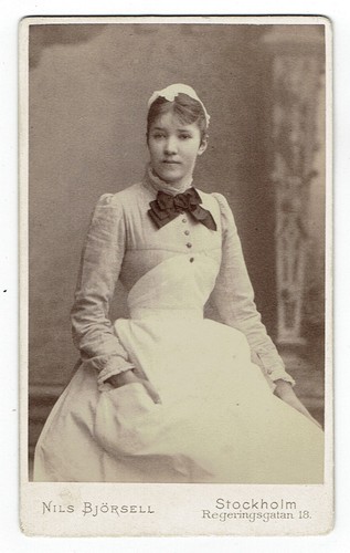 Cdv foto infermiera donna - cdv,