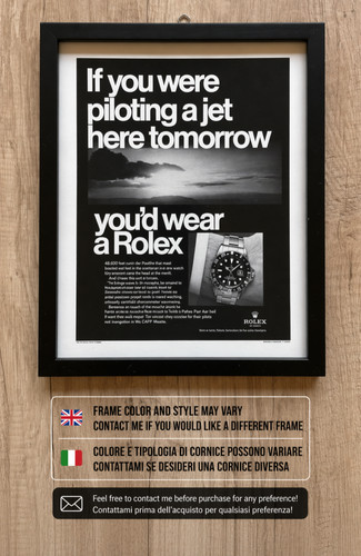 Quadro 1969 rolex gmt master - 1969,