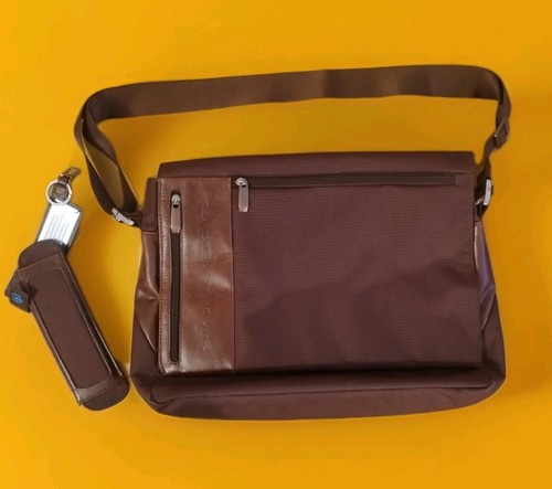 Piquadro pq7 tracolla - tracolla, brown