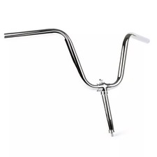 MANUBRIO NUDO CROMATO PER PIAGGIO CIAO P - PX - PXV - SC DIAMETRO 21 MM NUOVO