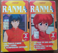 RANMA 1/2 - 2 VHS Hobby&Work Japan Cartoon Manga Anime Giapponesi
