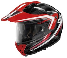 Casco integrale carbon Xlite X-552 LATITUDE CARBON 15 BLACK WHITE RED TAGLIA M
